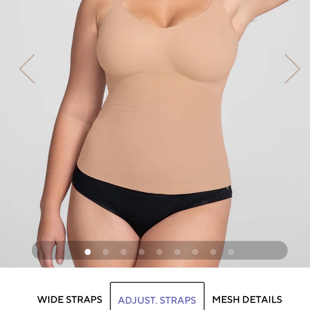 Honeylove adjustable Cami with removable pads and straps XL